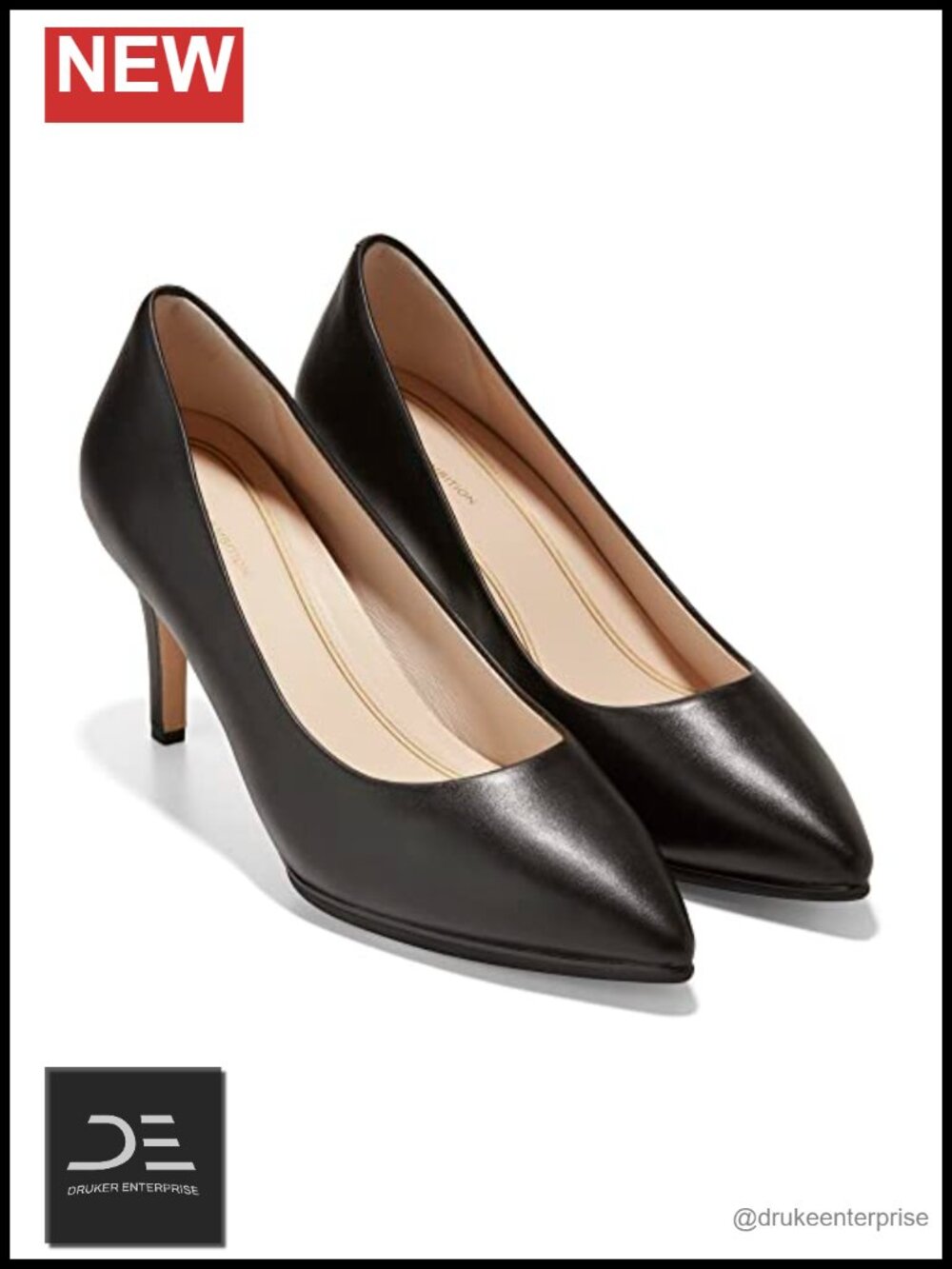 Women's Grand Ambition Pump 75mm Heels Molded Footbed Leather Lined